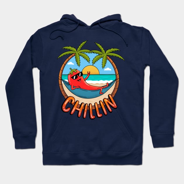 Chillin Vacation Hoodie by coffeeman